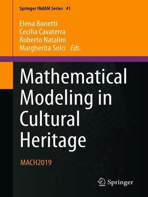 cover image of Mathematical Modeling in Cultural Heritage